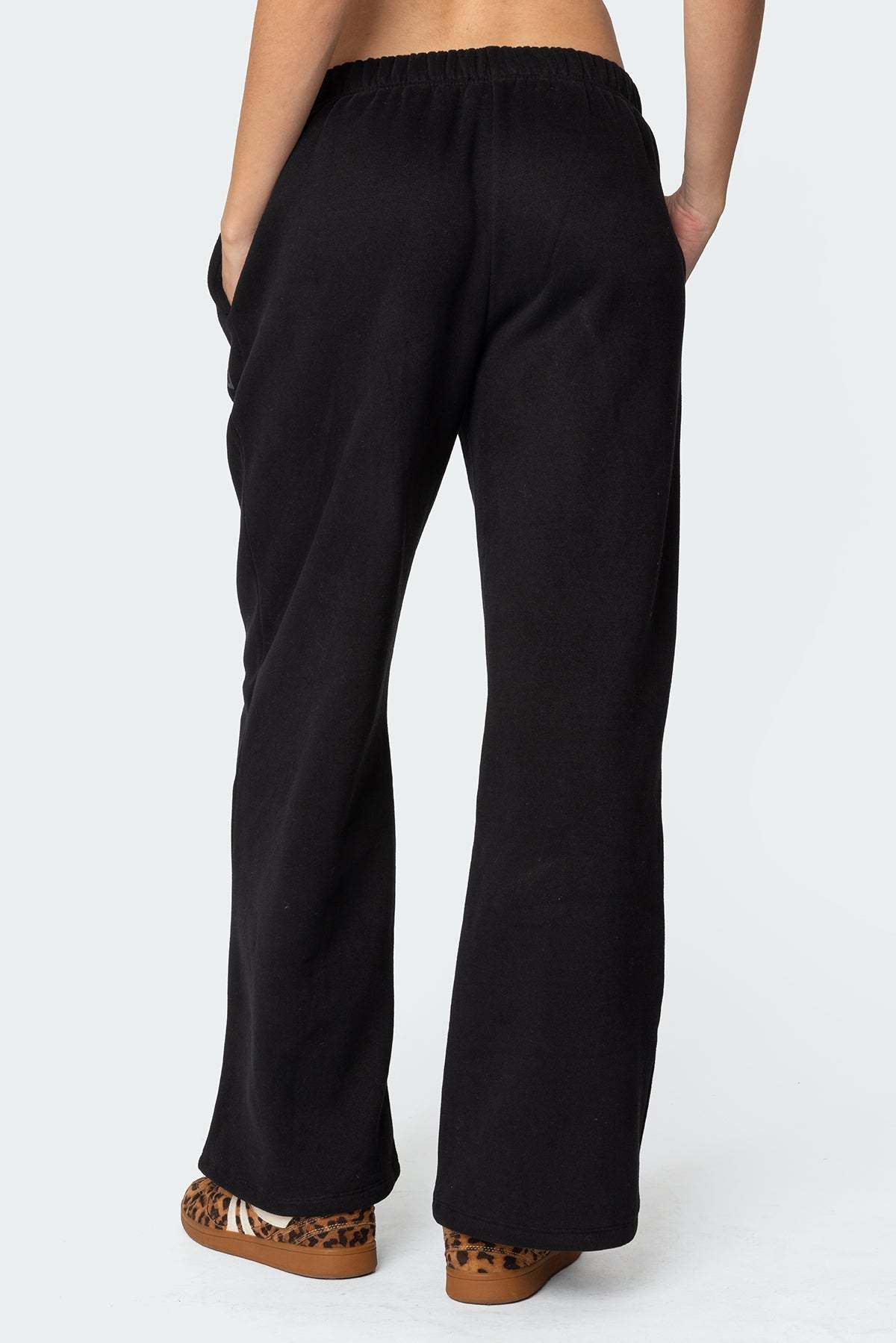 Edikted LA Sweatpants - BLACK