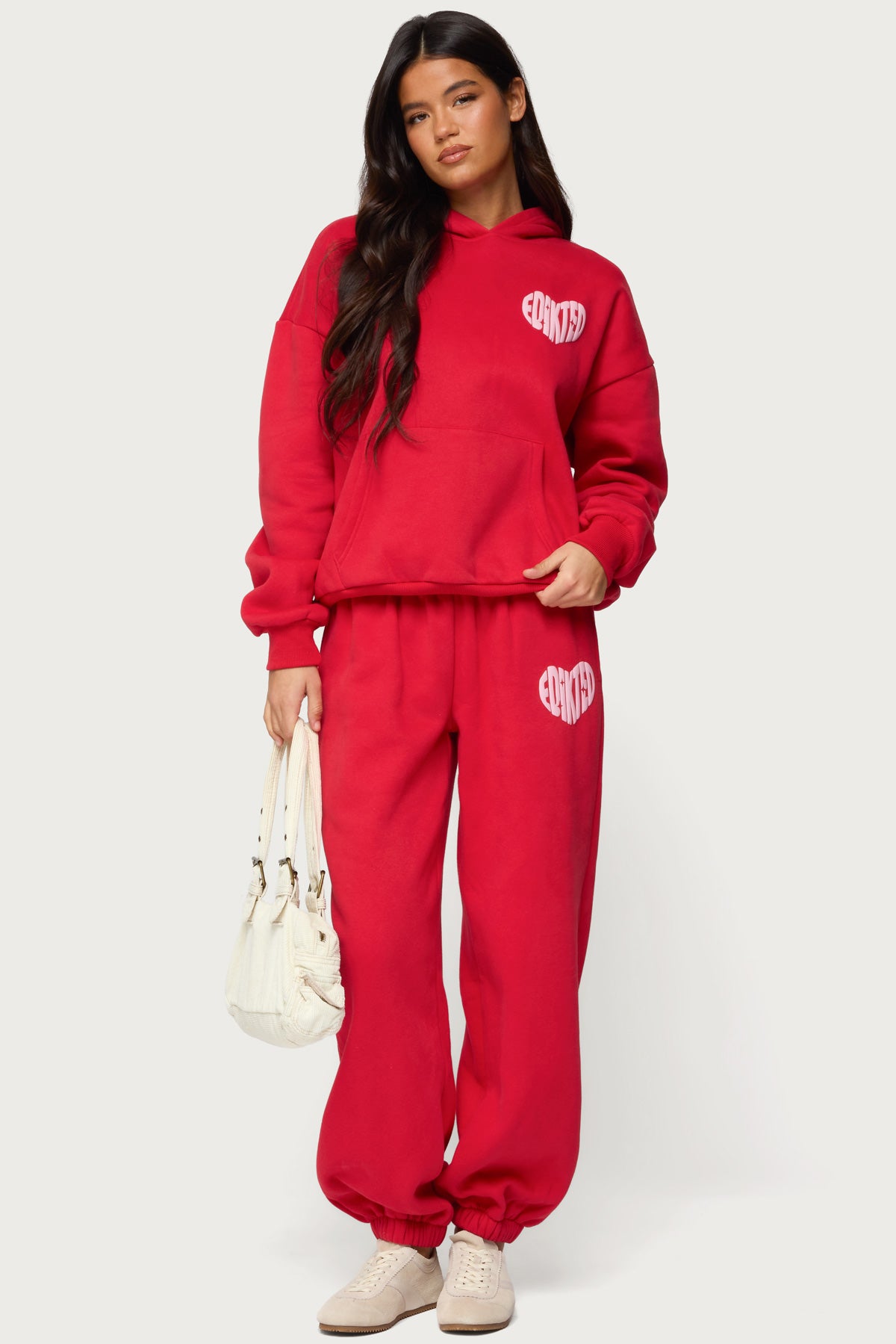Major Love Edikted Sweatpants - RED