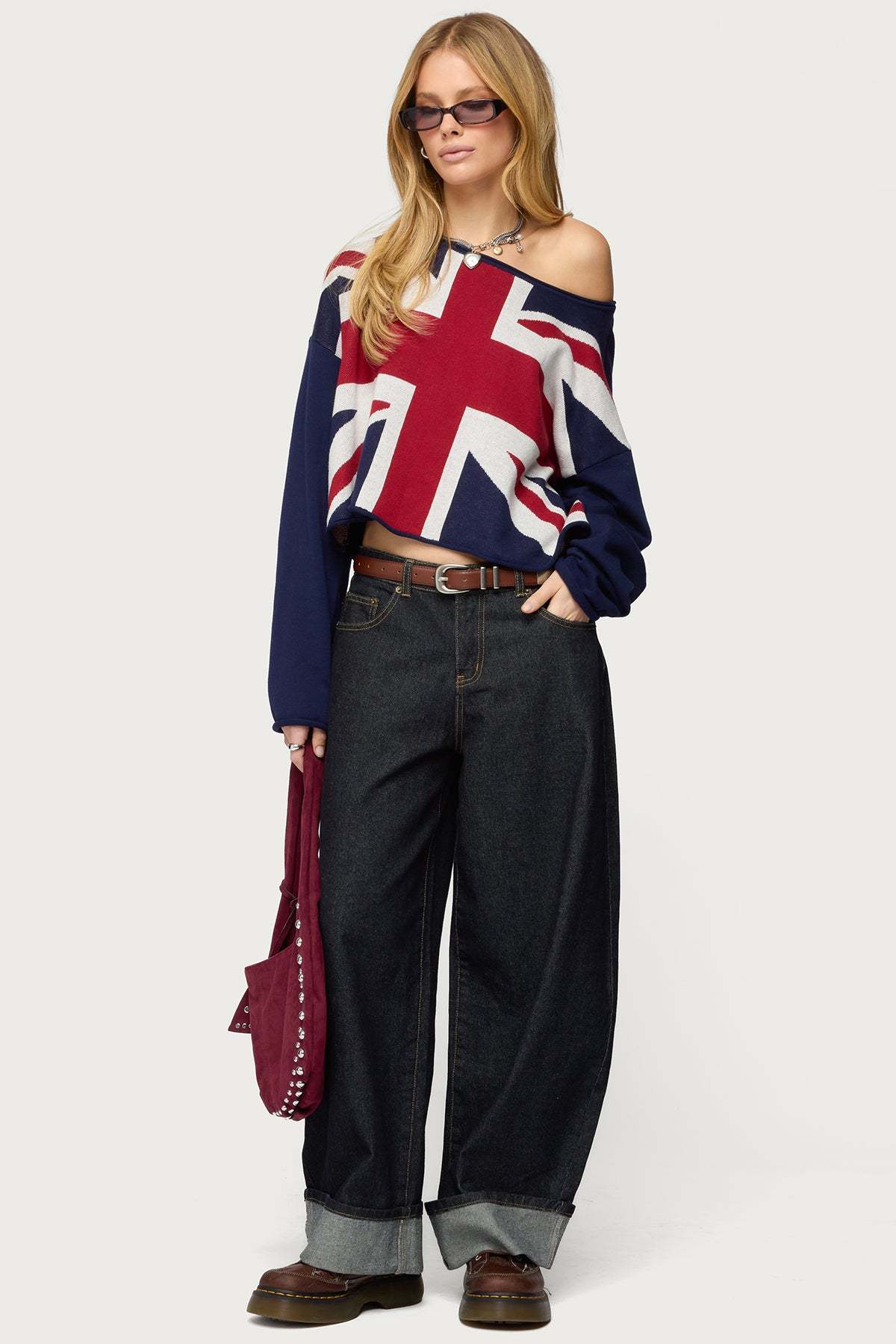London Babe Sweater - NAVY