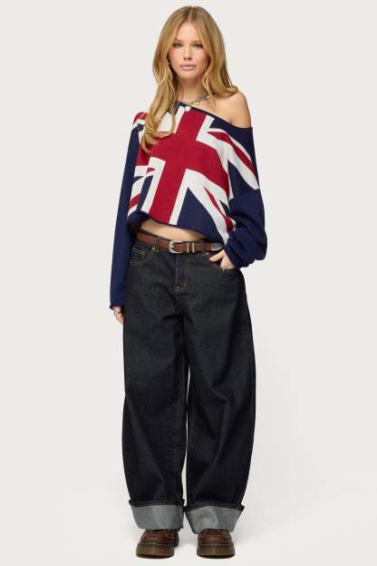 London Babe Sweater - NAVY