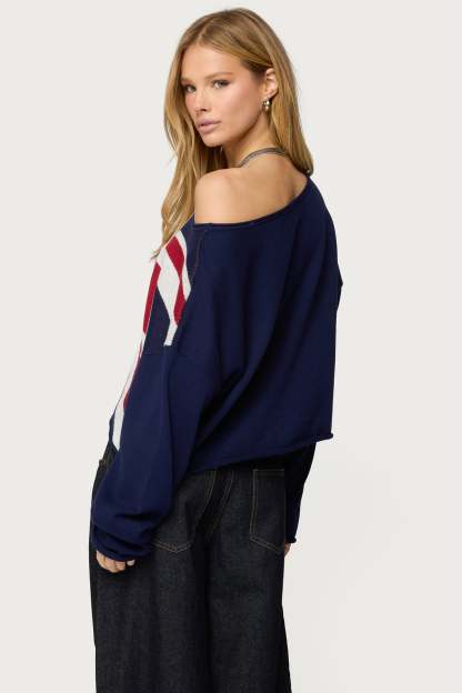 London Babe Sweater - NAVY