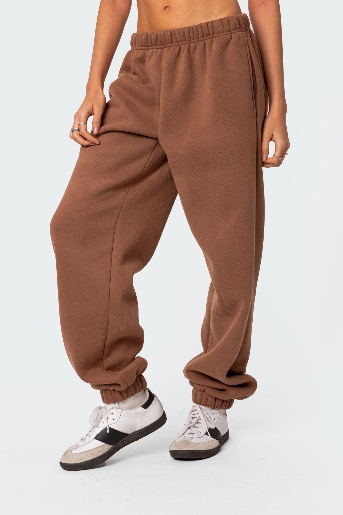 Clark Oversized Sweatpants - BROWN