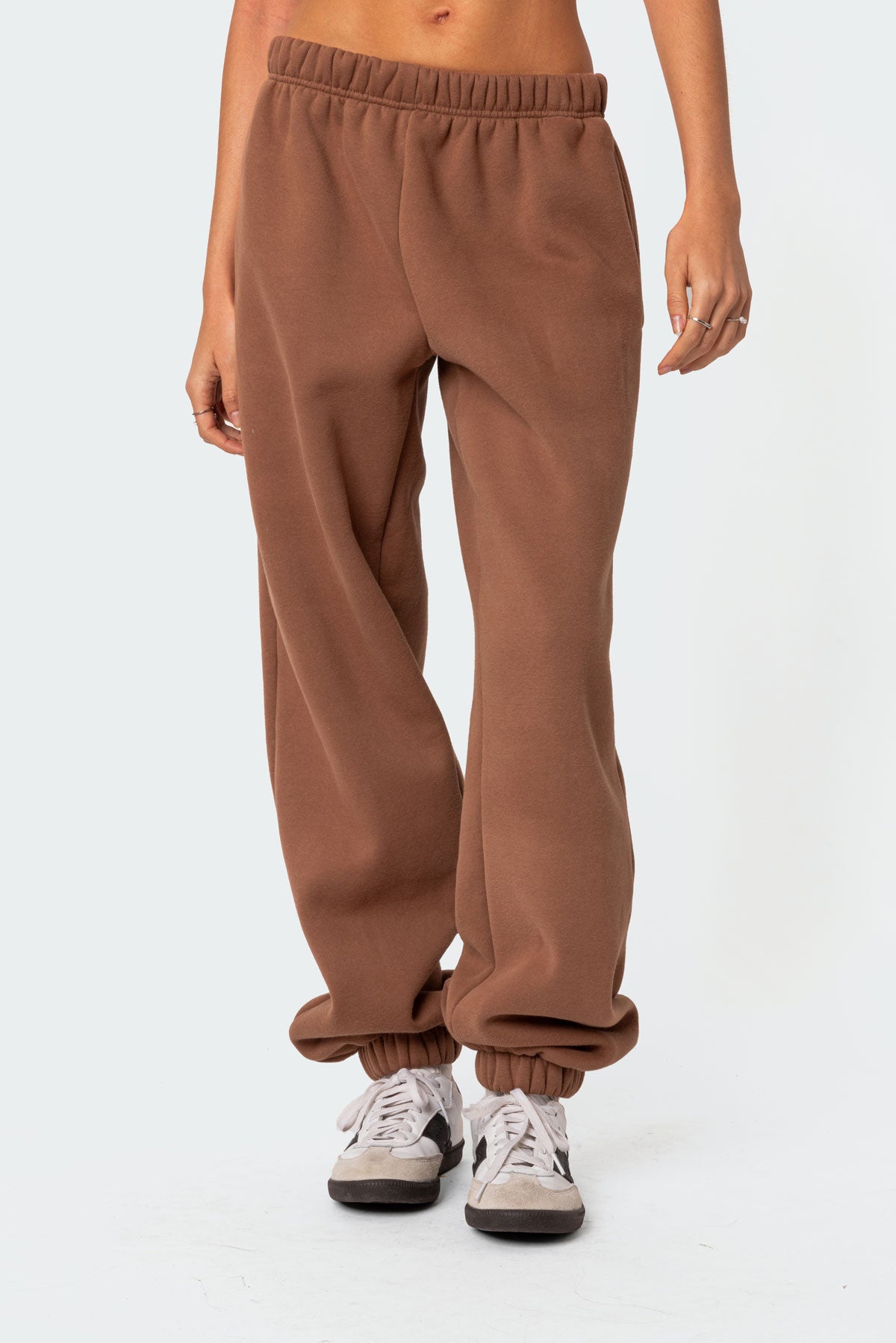 Clark Oversized Sweatpants - BROWN