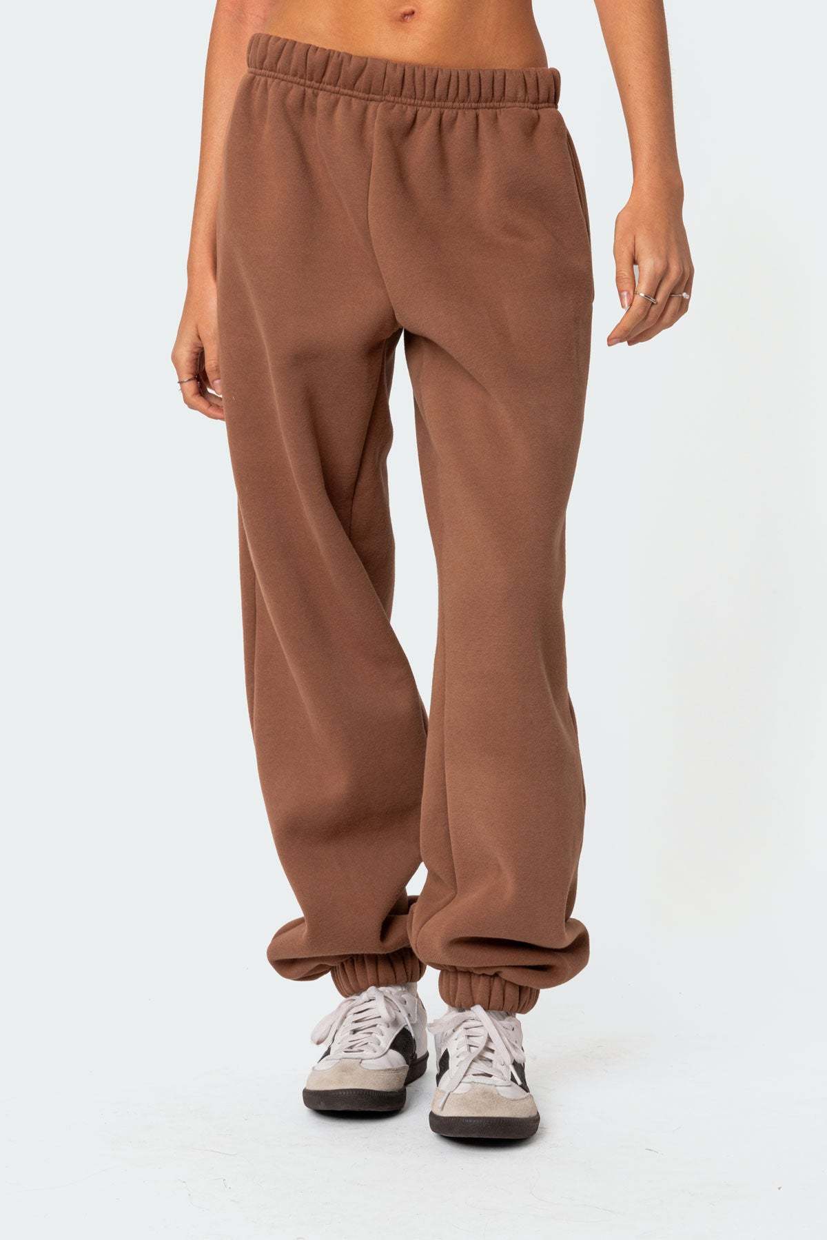 Clark Oversized Sweatpants - BROWN