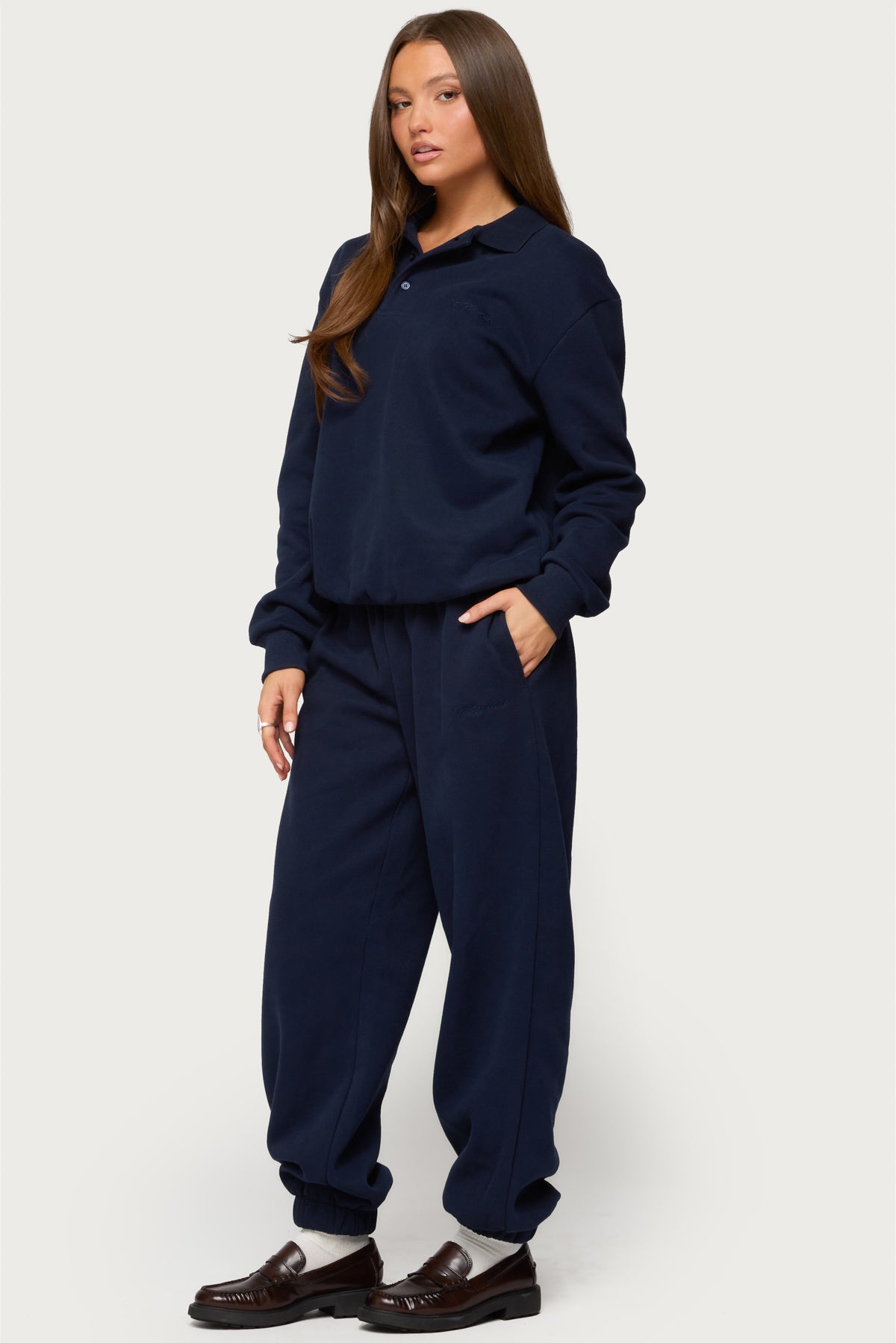 Jayce Edikted Sweatpants - NAVY