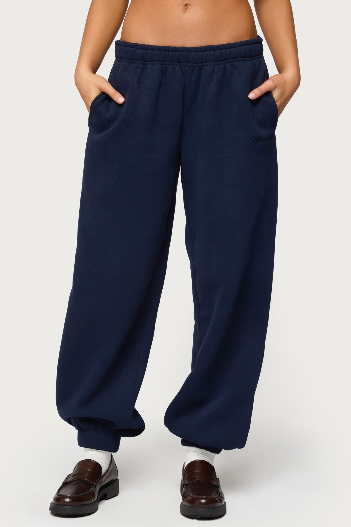 Jayce Edikted Sweatpants - NAVY