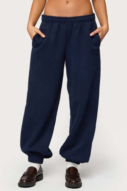 Jayce Edikted Sweatpants - NAVY