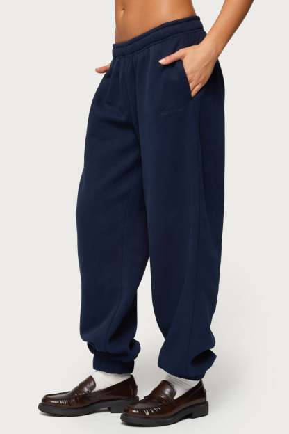 Jayce Edikted Sweatpants - NAVY