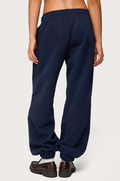 Jayce Edikted Sweatpants - NAVY