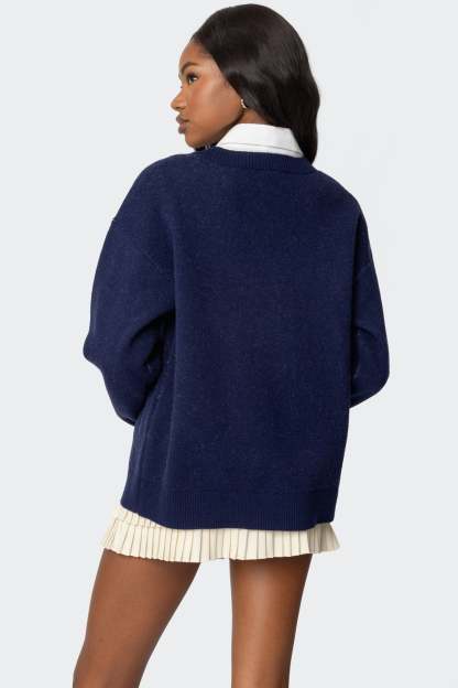 Roll The Dice Sweater - NAVY