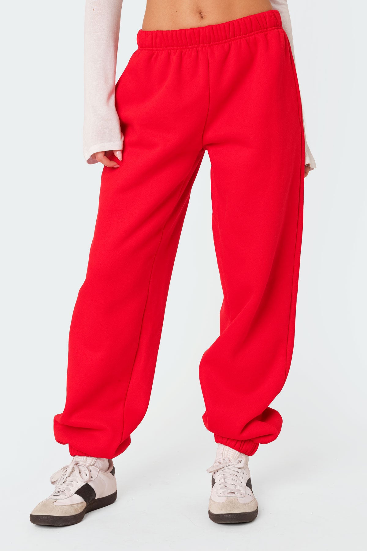 Clark Oversized Sweatpants - RED