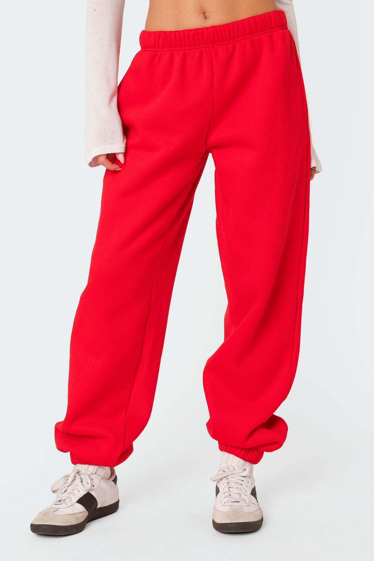 Clark Oversized Sweatpants - RED