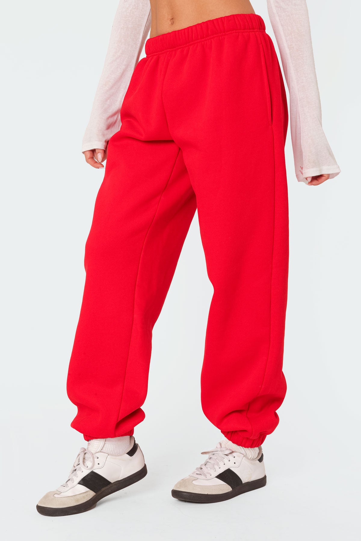 Clark Oversized Sweatpants - RED