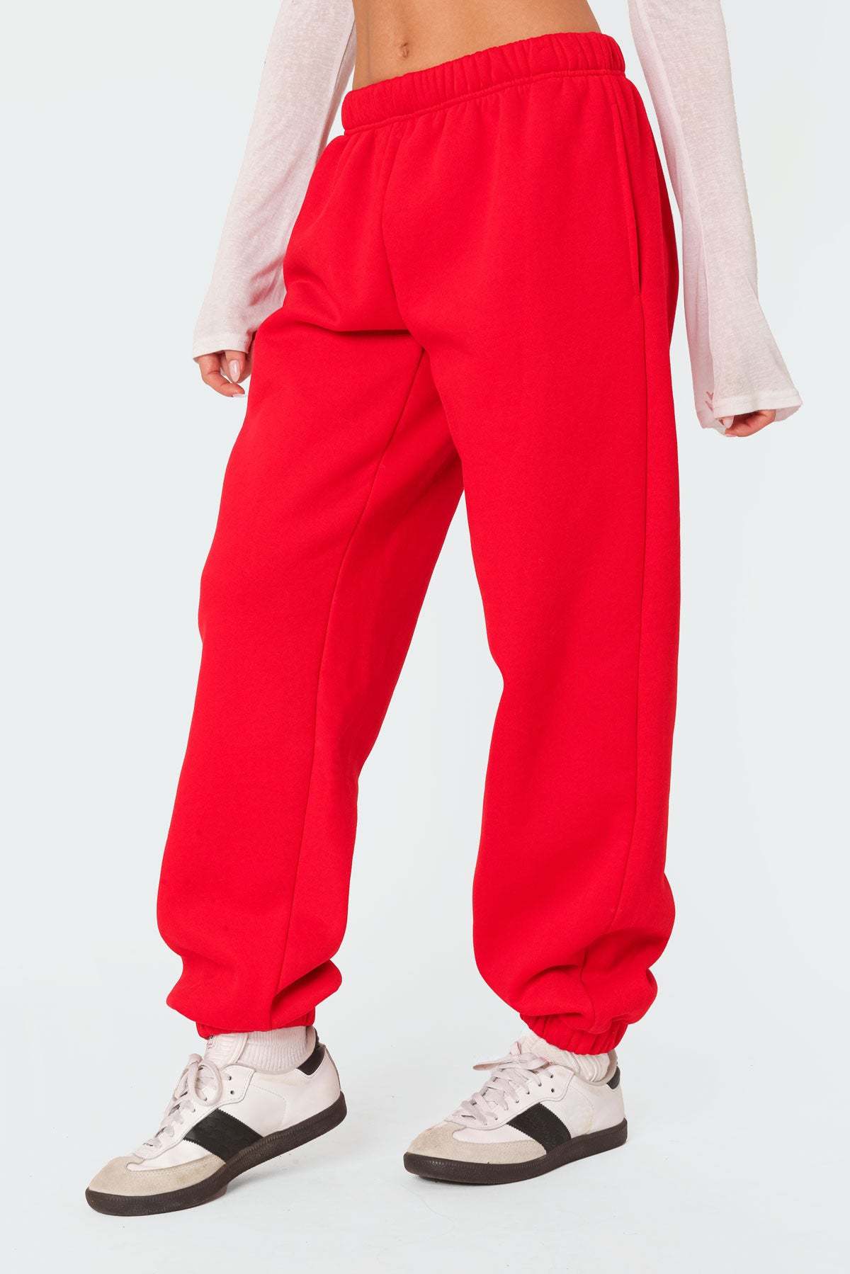 Clark Oversized Sweatpants - RED