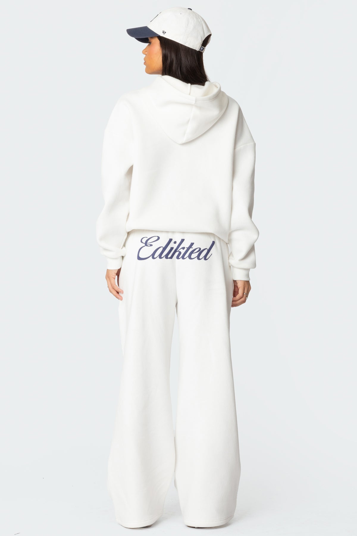 Miss Edikted Sweatpants - WHITE