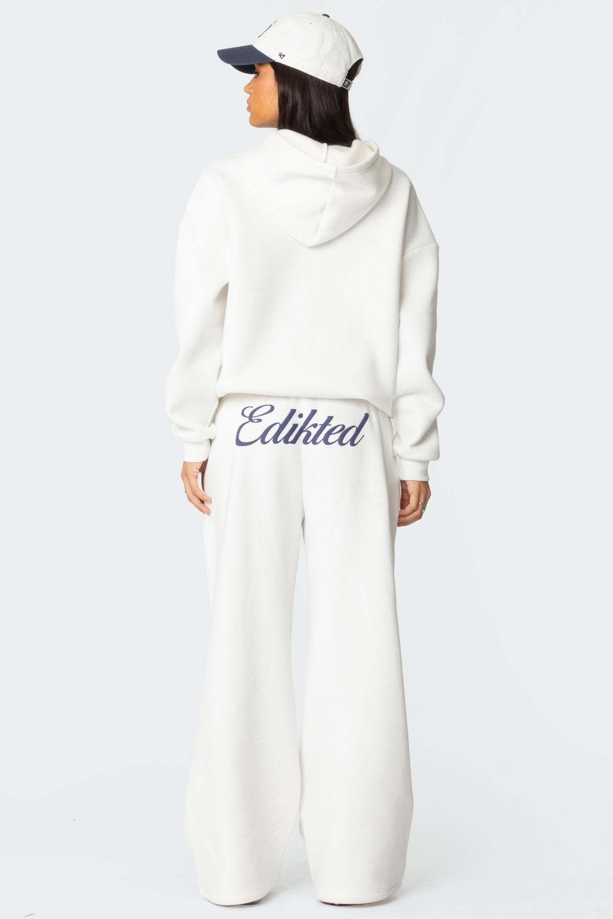 Miss Edikted Sweatpants - WHITE