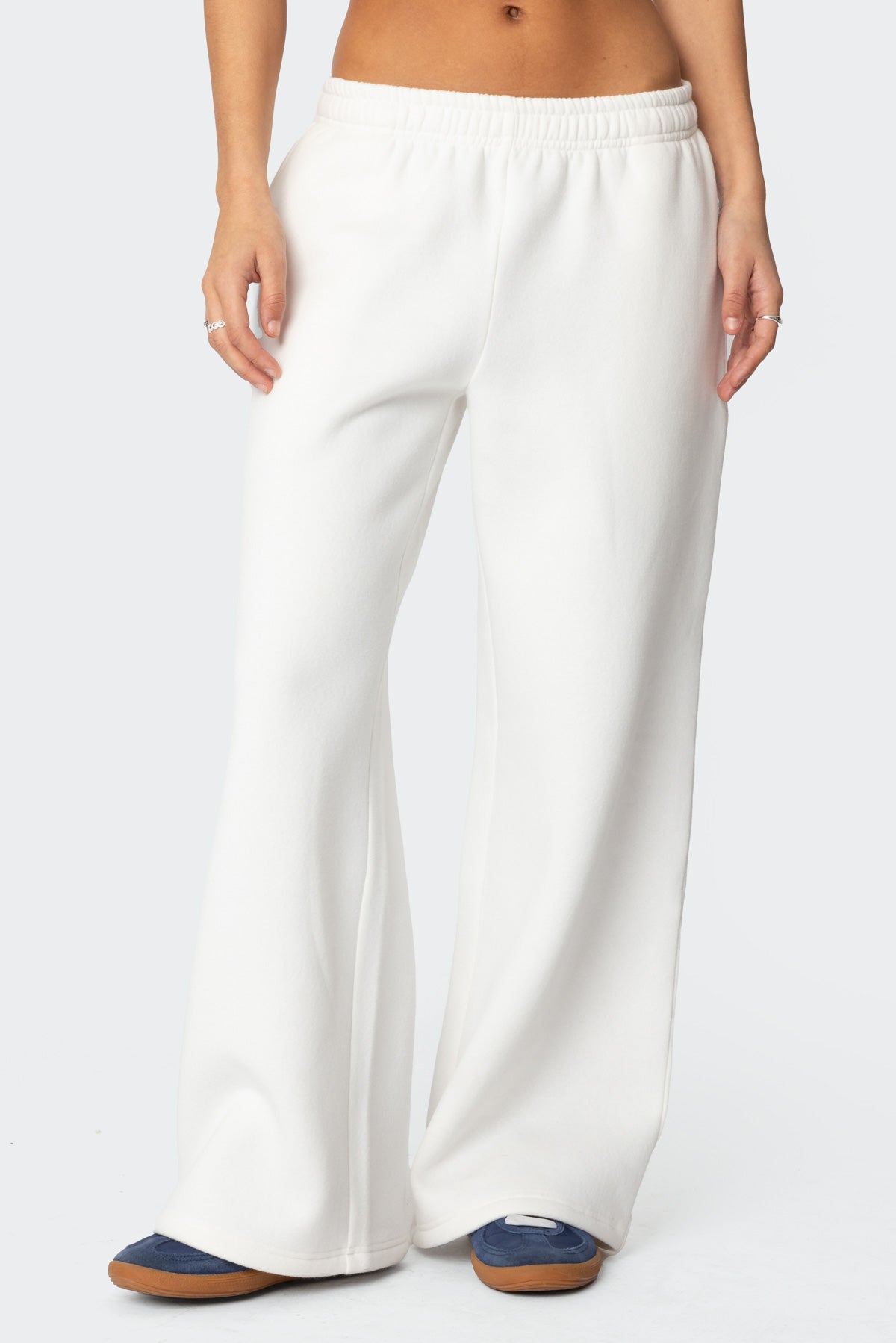 Miss Edikted Sweatpants - WHITE