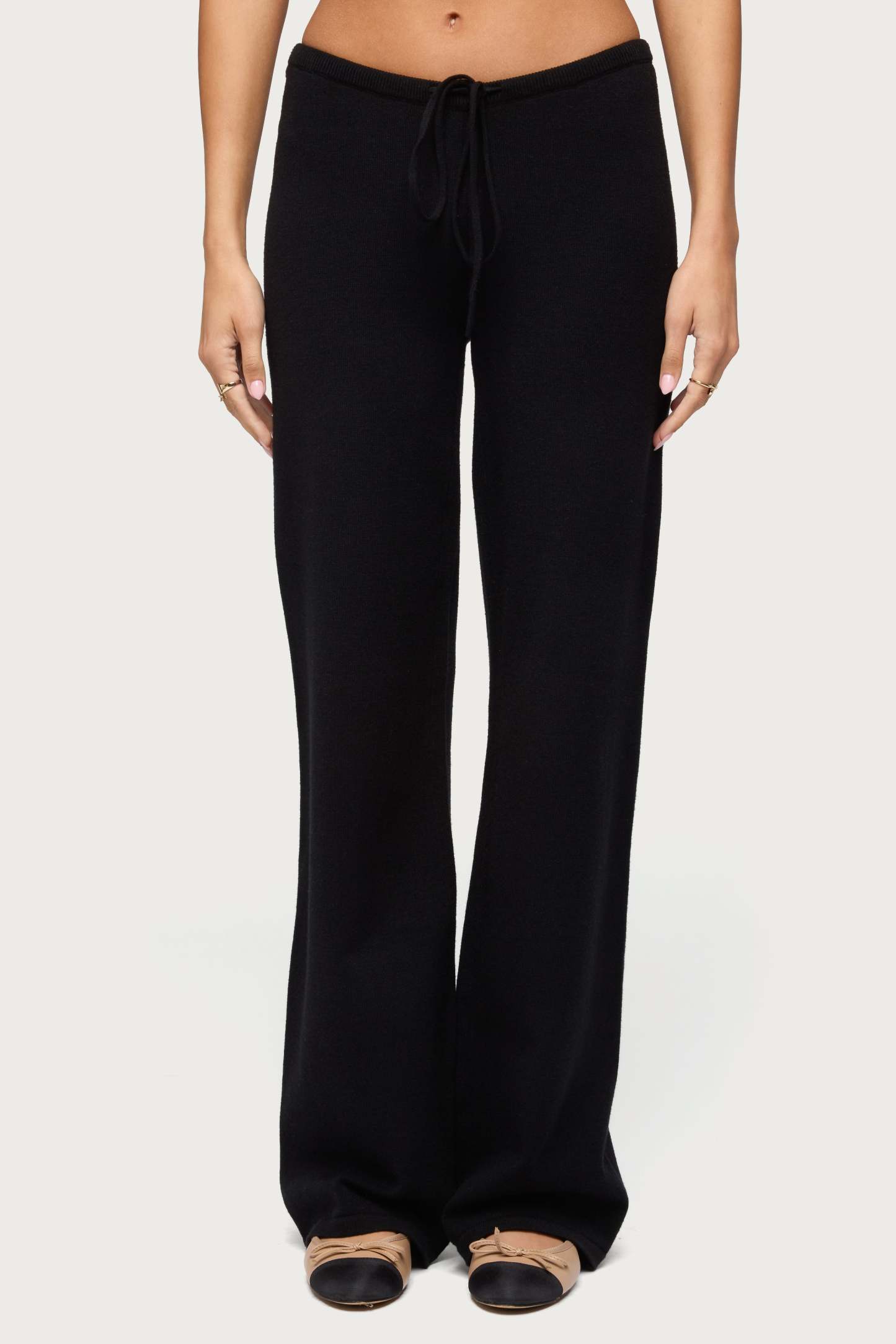 Montanna Knit Pants - BLACK