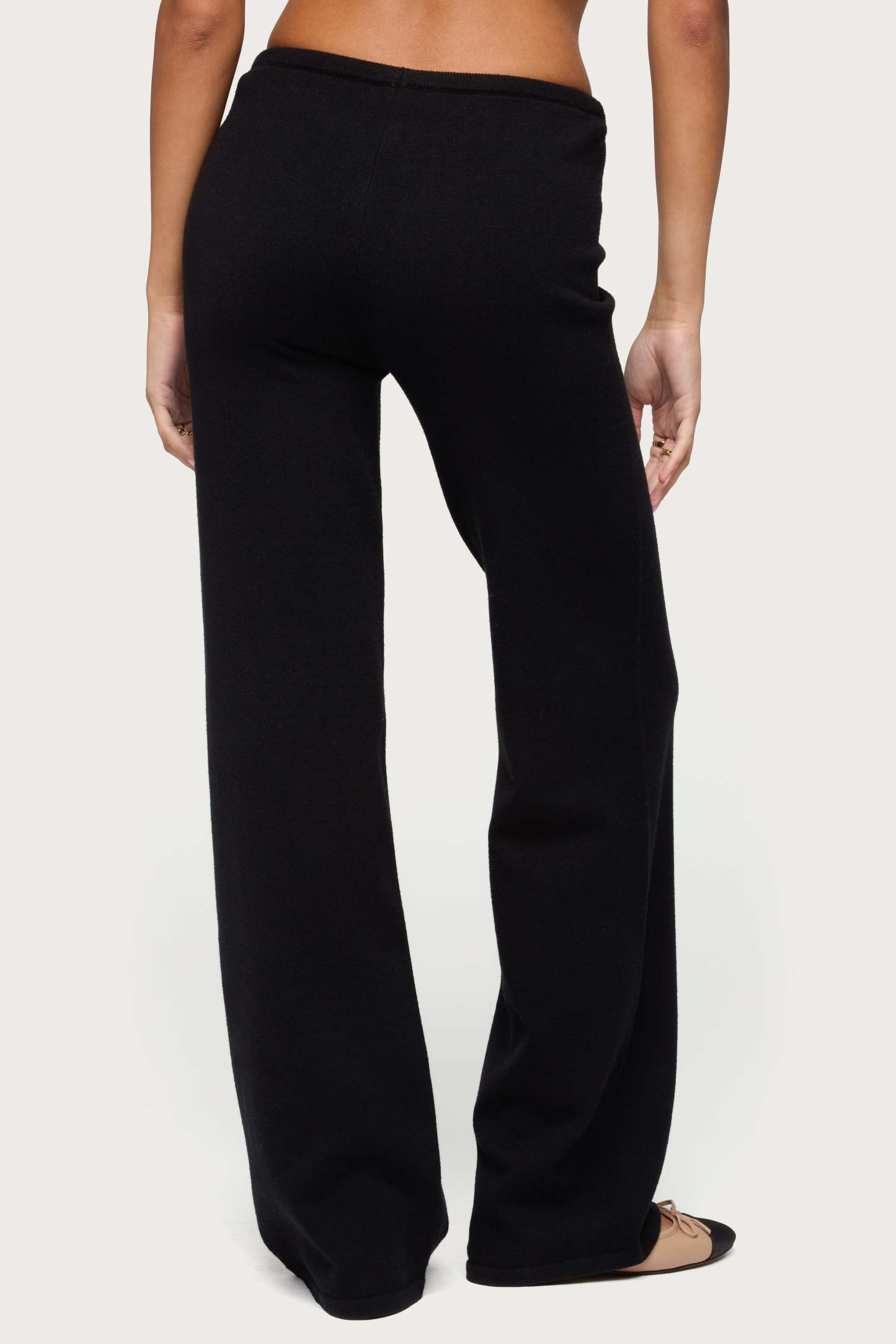 Montanna Knit Pants - BLACK