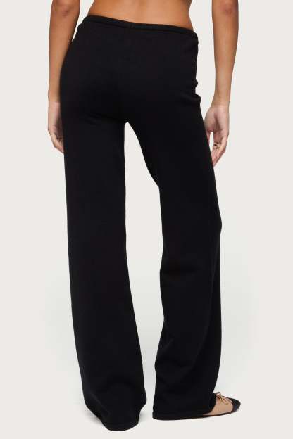 Montanna Knit Pants - BLACK