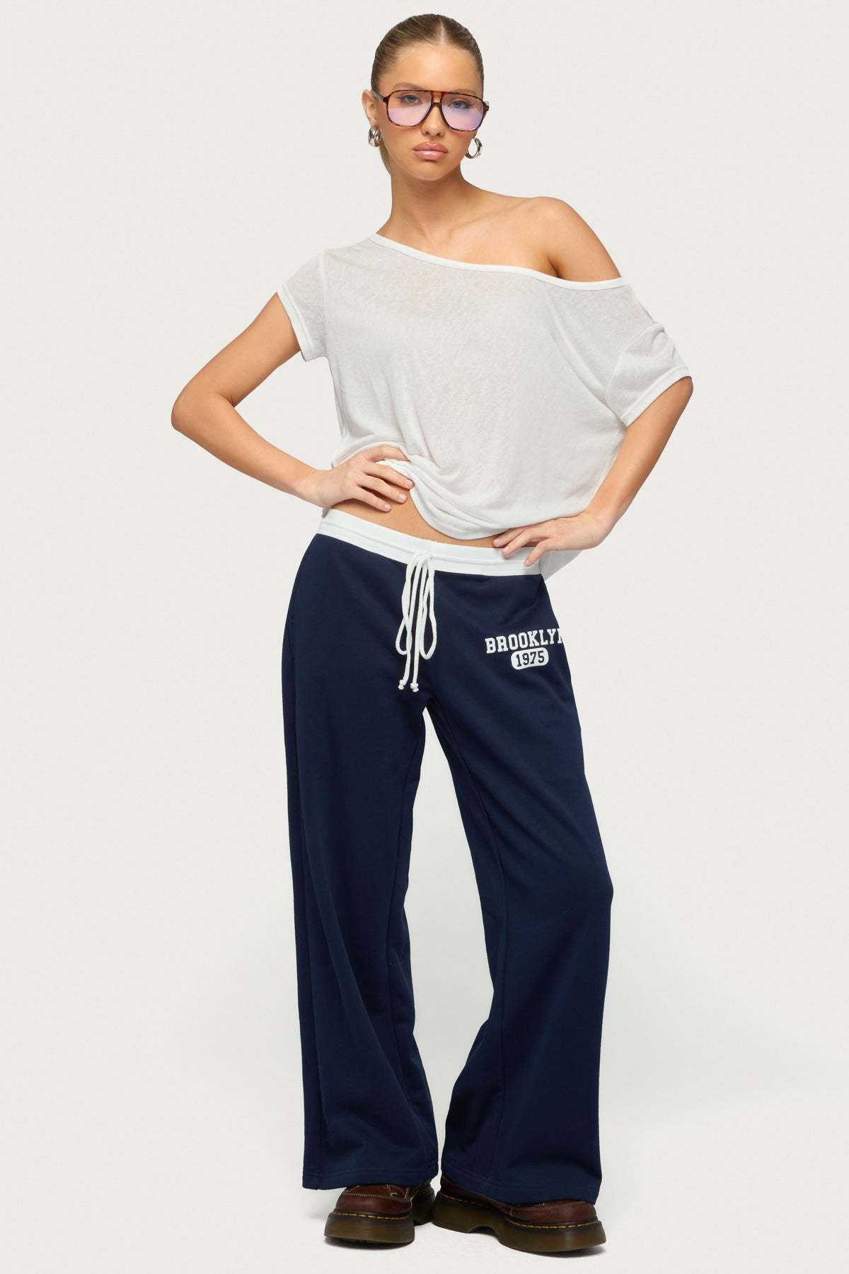 Petite Brookie Sweatpants - NAVY