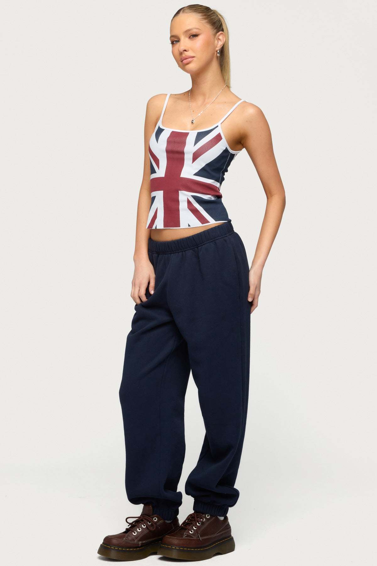 Petite Clark Oversized Sweatpants - NAVY