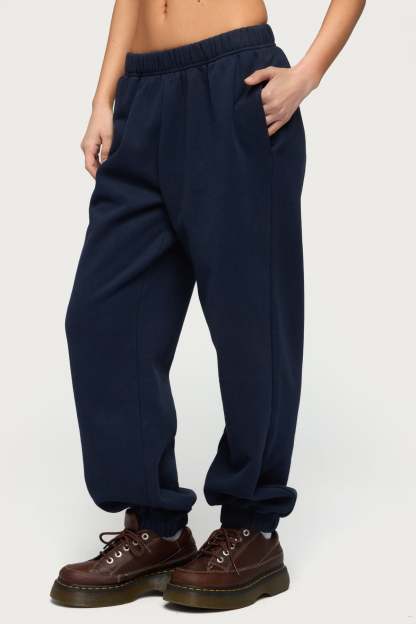 Petite Clark Oversized Sweatpants - NAVY