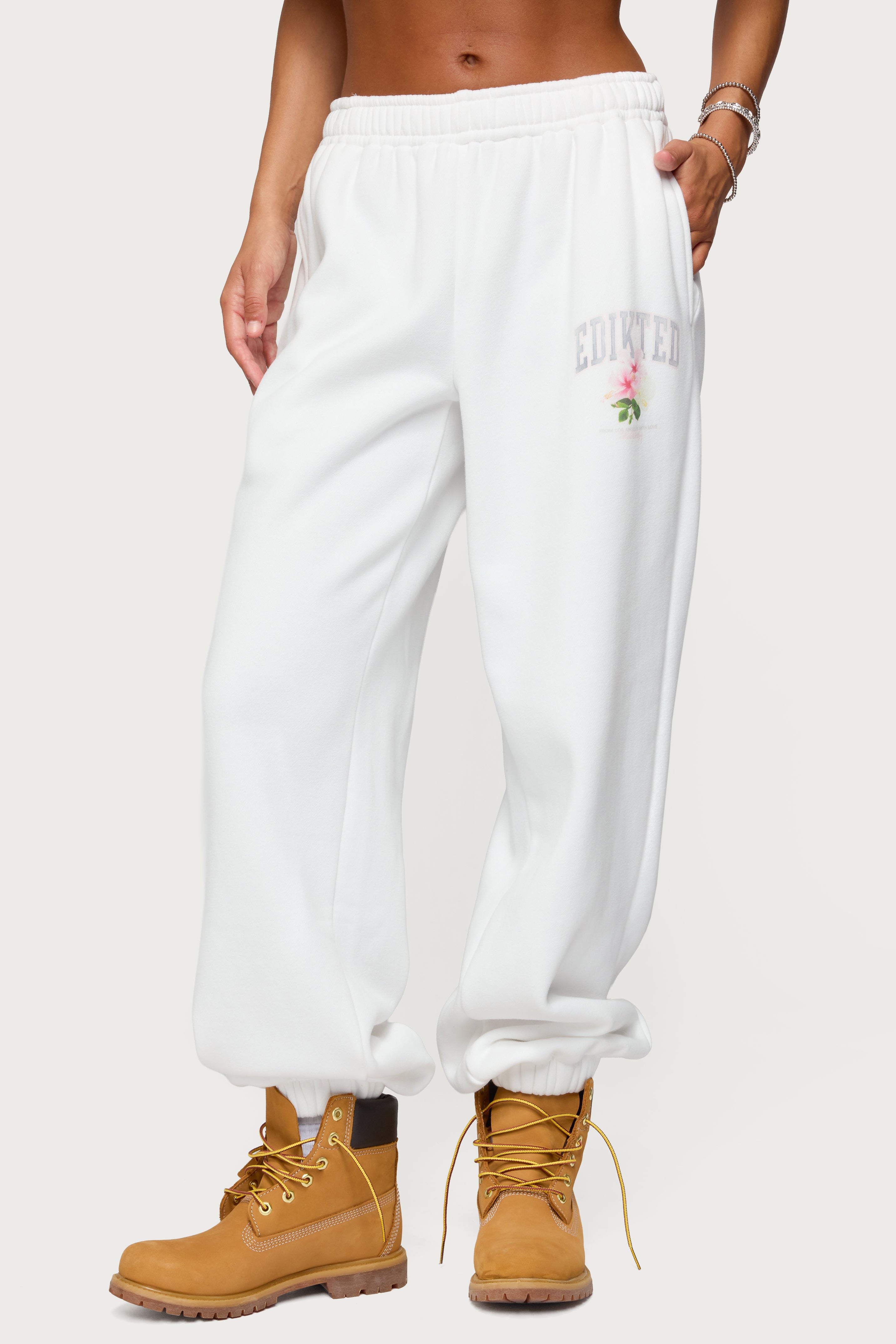 Flerua Edikted Sweatpants - WHITE
