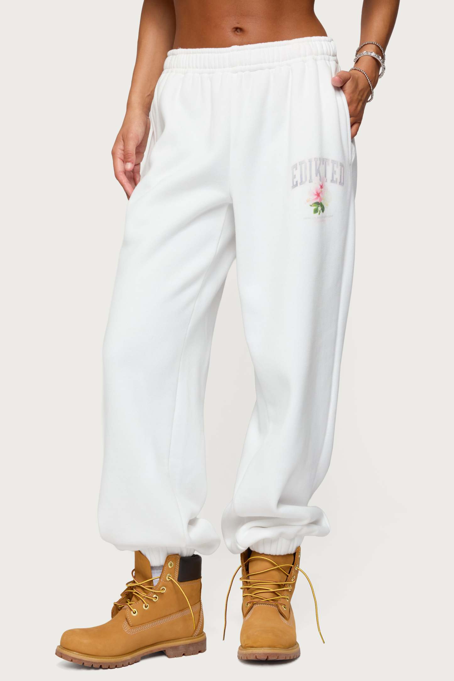 Flerua Edikted Sweatpants - WHITE
