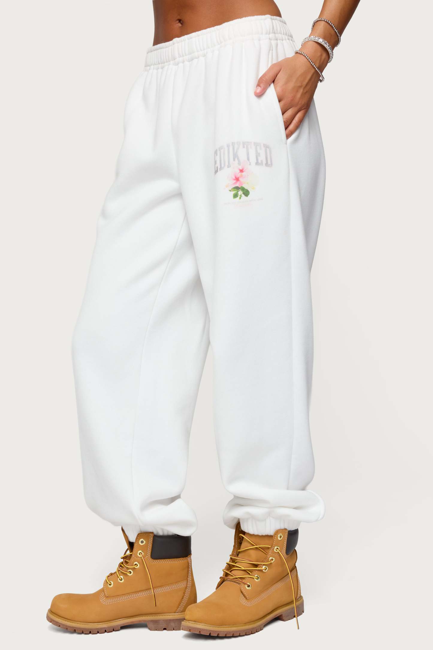 Flerua Edikted Sweatpants - WHITE