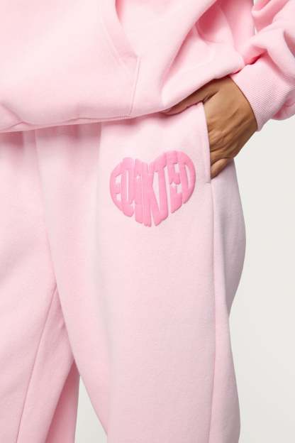 Major Love Edikted Sweatpants - LIGHT PINK