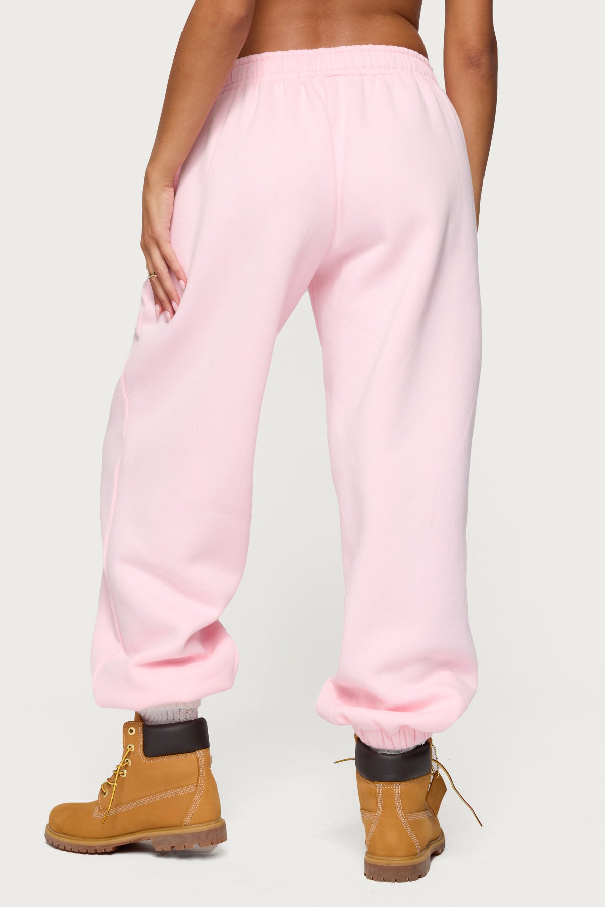 Major Love Edikted Sweatpants - LIGHT PINK