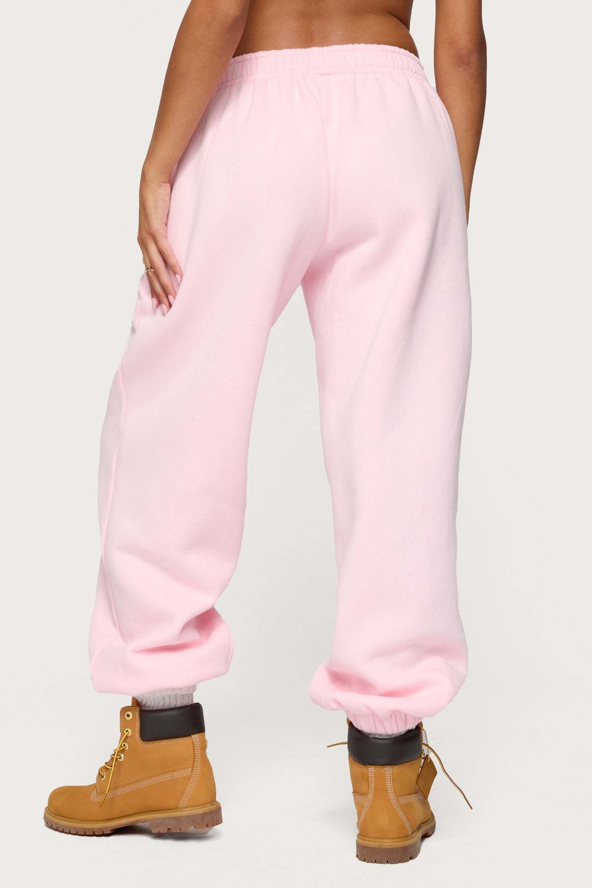 Major Love Edikted Sweatpants - LIGHT PINK