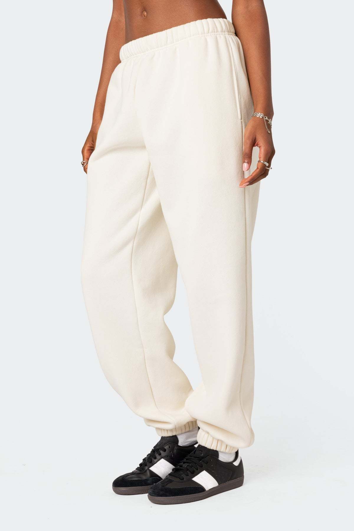 Clark Oversized Sweatpants - CREAM