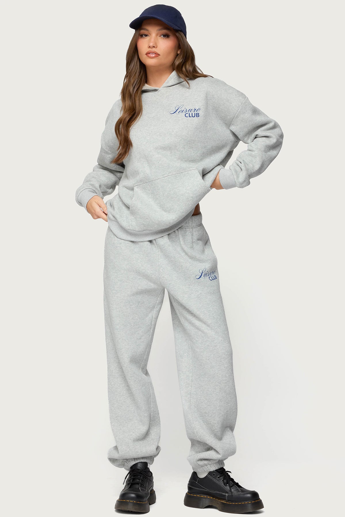 Leisure Club Sweatpants - GRAY-MELANGE