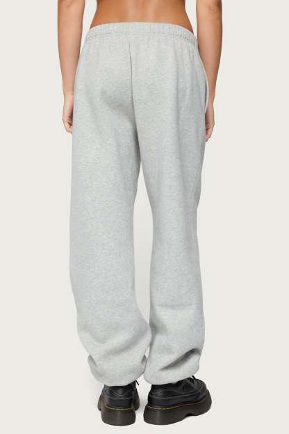 Leisure Club Sweatpants - GRAY-MELANGE