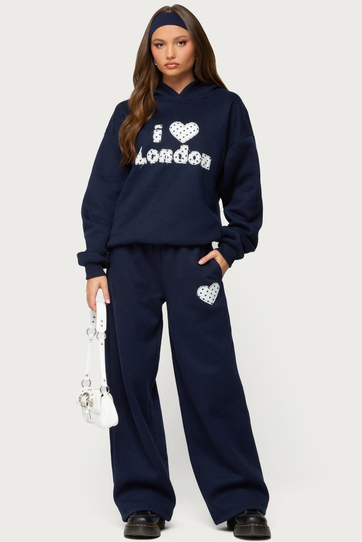 I Heart London Sweatpants - NAVY