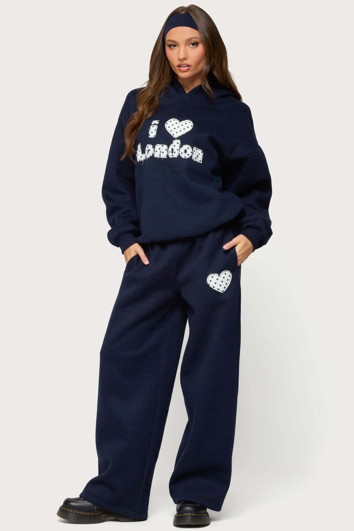 I Heart London Sweatpants - NAVY