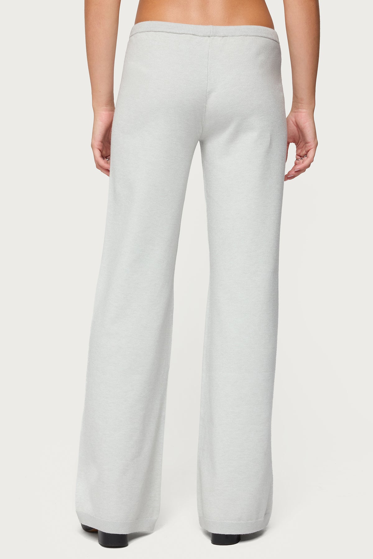 Embryn Knit Pants - LIGHT-GREY-MELANGE