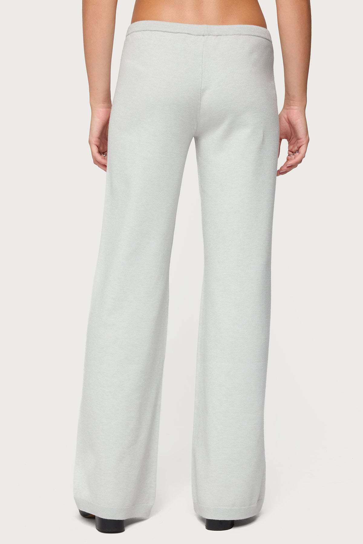 Embryn Knit Pants - LIGHT-GREY-MELANGE
