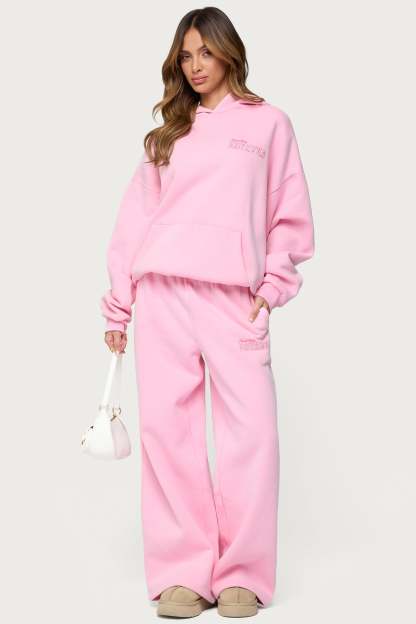 Pastel Edit Edikted Sweatpants - PINK
