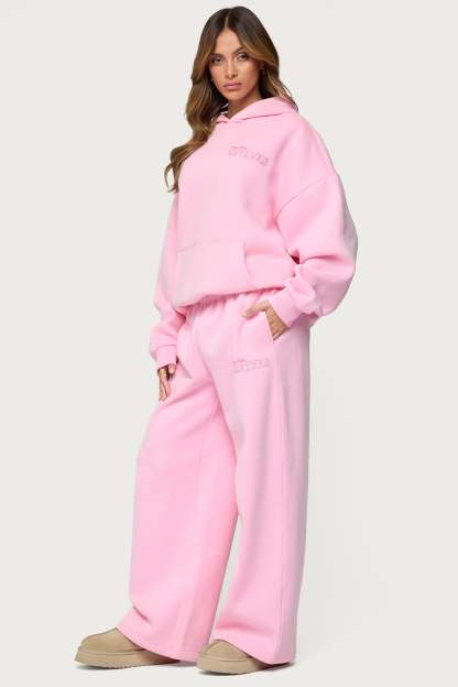 Pastel Edit Edikted Sweatpants - PINK