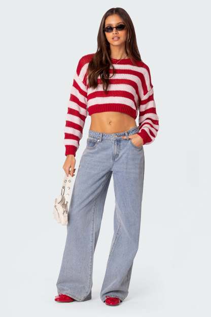 Novella Oversized Sweater - RED