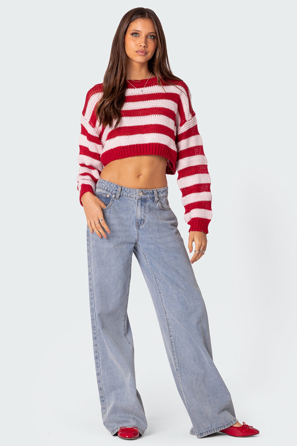 Novella Oversized Sweater - RED