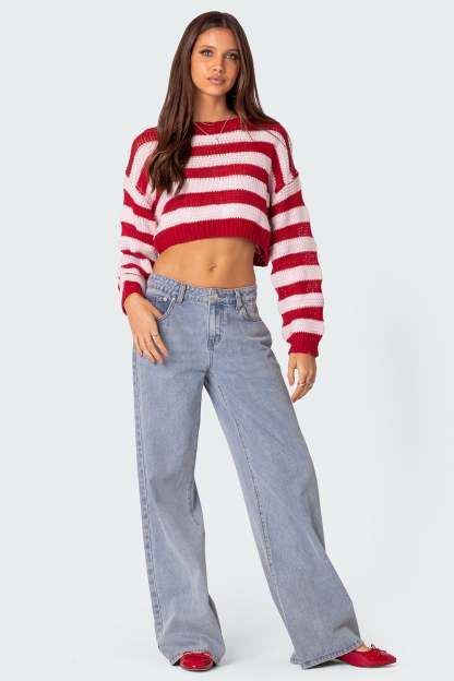 Novella Oversized Sweater - RED