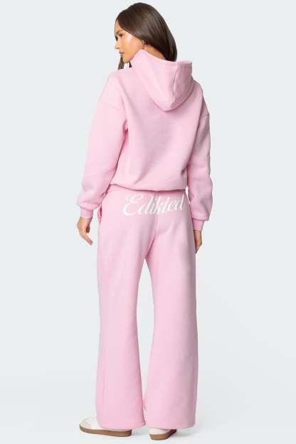 Miss Edikted Sweatpants - PINK