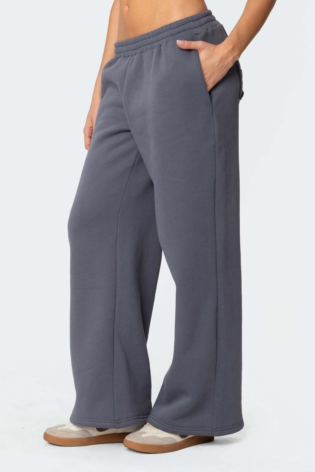 Forever Edikted Sweatpants - GRAY