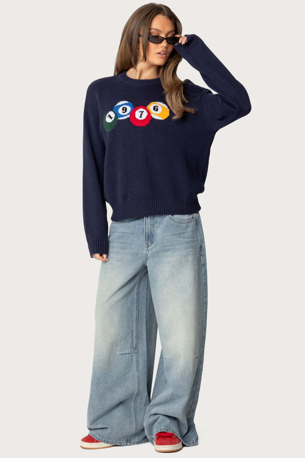1976 Billiards Sweater - NAVY