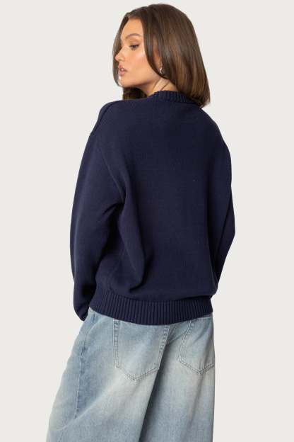 1976 Billiards Sweater - NAVY