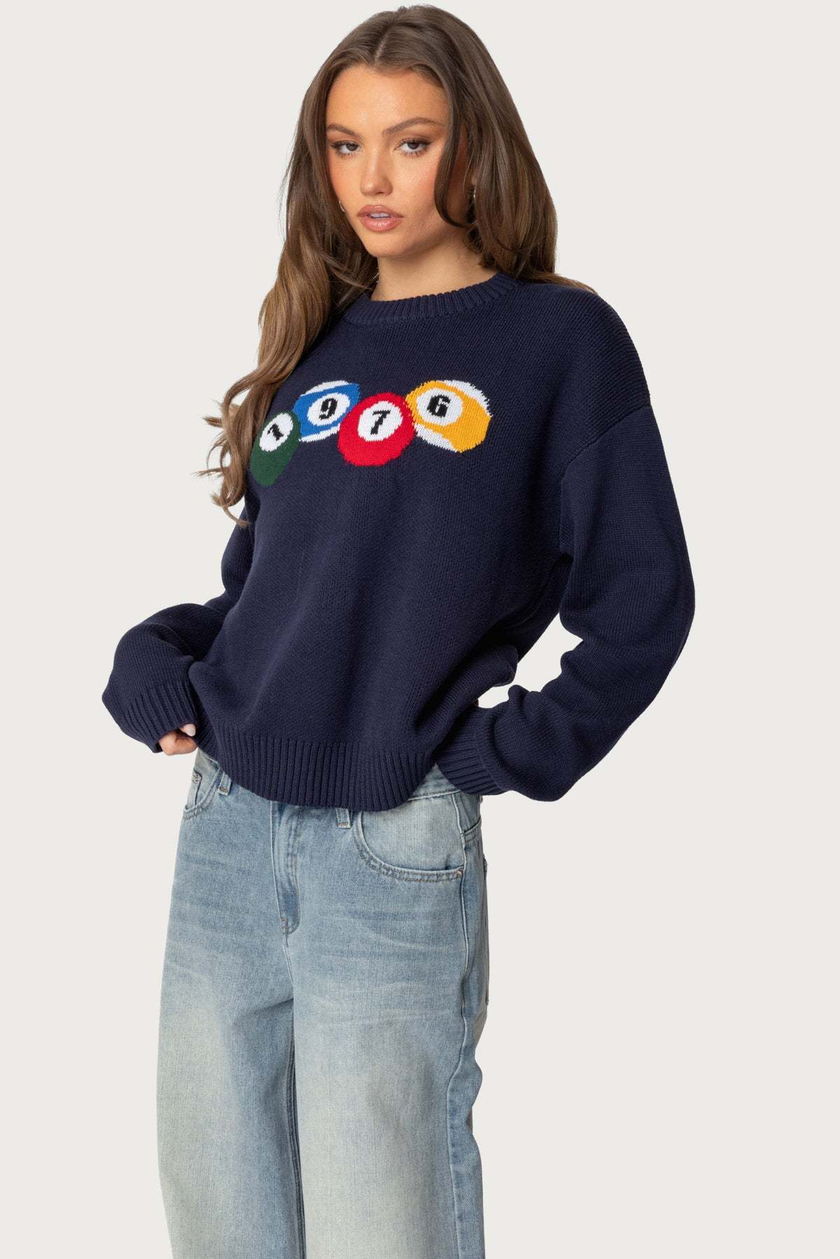1976 Billiards Sweater - NAVY